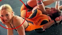Girl Wrestler DESTROYS Guys With THIS Pose! 😳