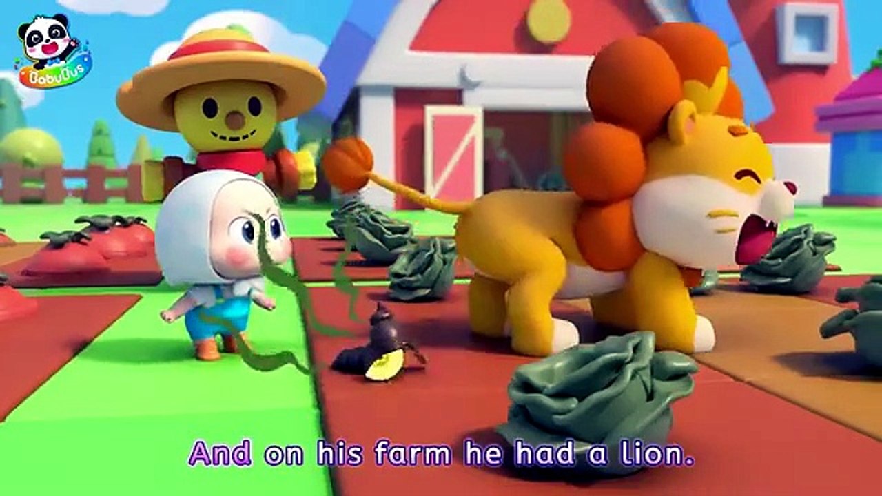 Old MacDonald Had a Farm _ Learn Safari Animals _ Nursery Rhymes & Kids Songs _ BabyBus