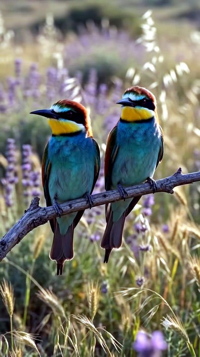 Bee-lieve it or not, this is true love! 💛 Catching dragons and stealing hearts, one snack at a time. #birdwatching #birds #wildlifephotography #lovelybirds🐦