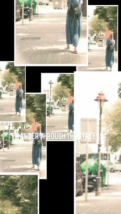 I wander through the streets
