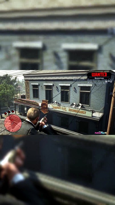 Arthur Clears Roof for Escape RDR2 Banking the Old American Art