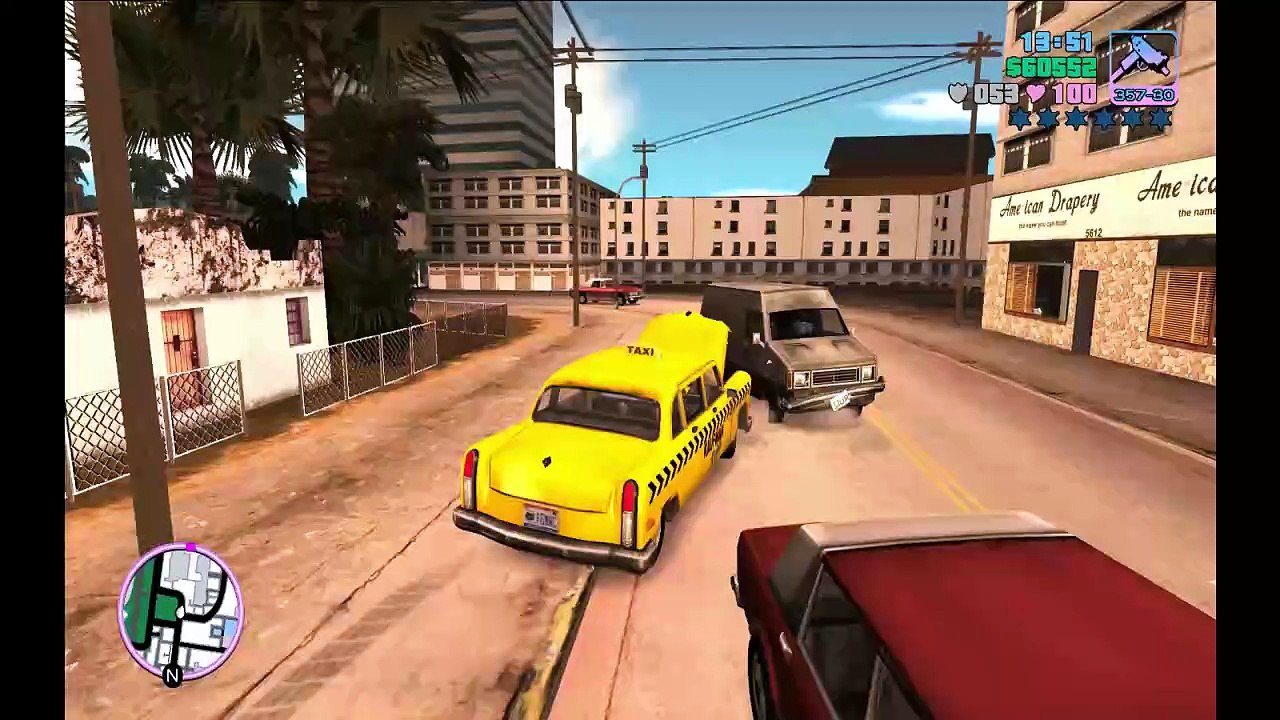 GTA Vice City Mission #49 - Cabmaggedon (4K UHD) | No Commentary