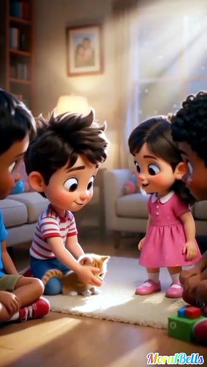 👉 "Kids and Kitten Fun Time 😍🐾 | Part 11 | #shorts"