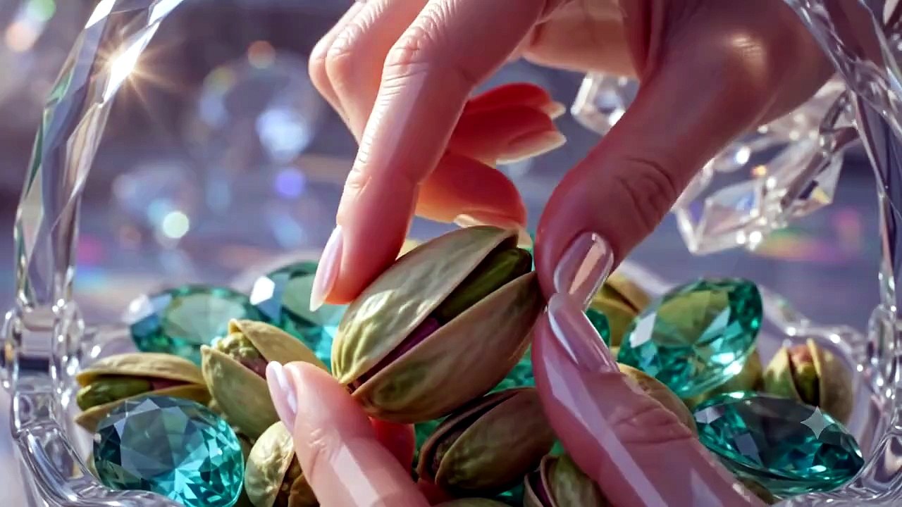 Crystal Matcha Swiss Roll 🍵💎 | Cozy Crystal Fantasy Cooking with Hands | Relaxing ASMR Dessert