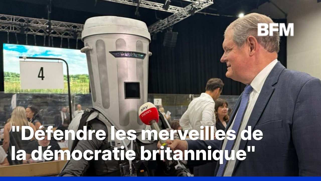 Royaume-Uni: qui est le "Comte Tête-de-poubelle", seul candidat face au leader d'extrême droite?