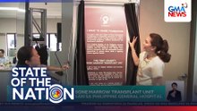 Unang Charity Bone Marrow Transplant Unit sa bansa, binuksan sa PGH | SONA