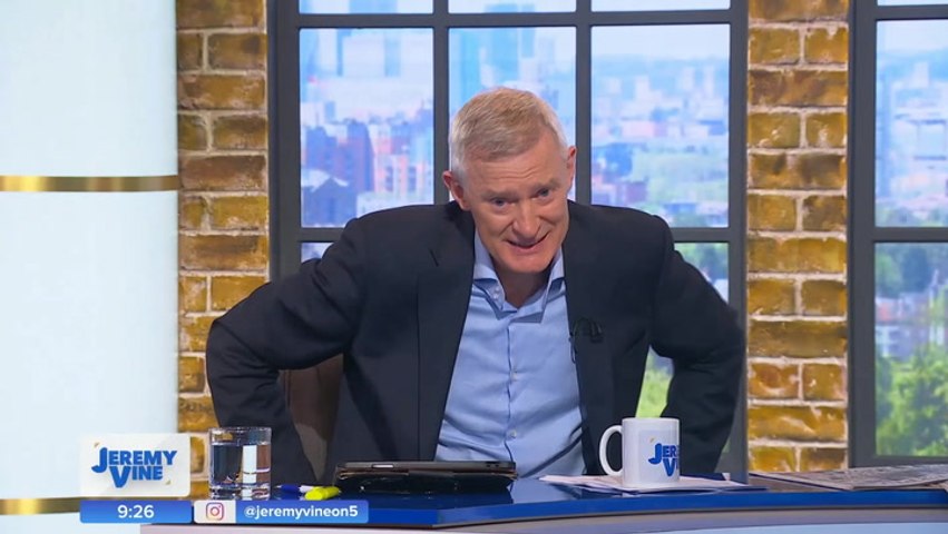 Jeremy Vine moved to tears on live show after death of Ann Widdecombe as he reveals politician’s final texts