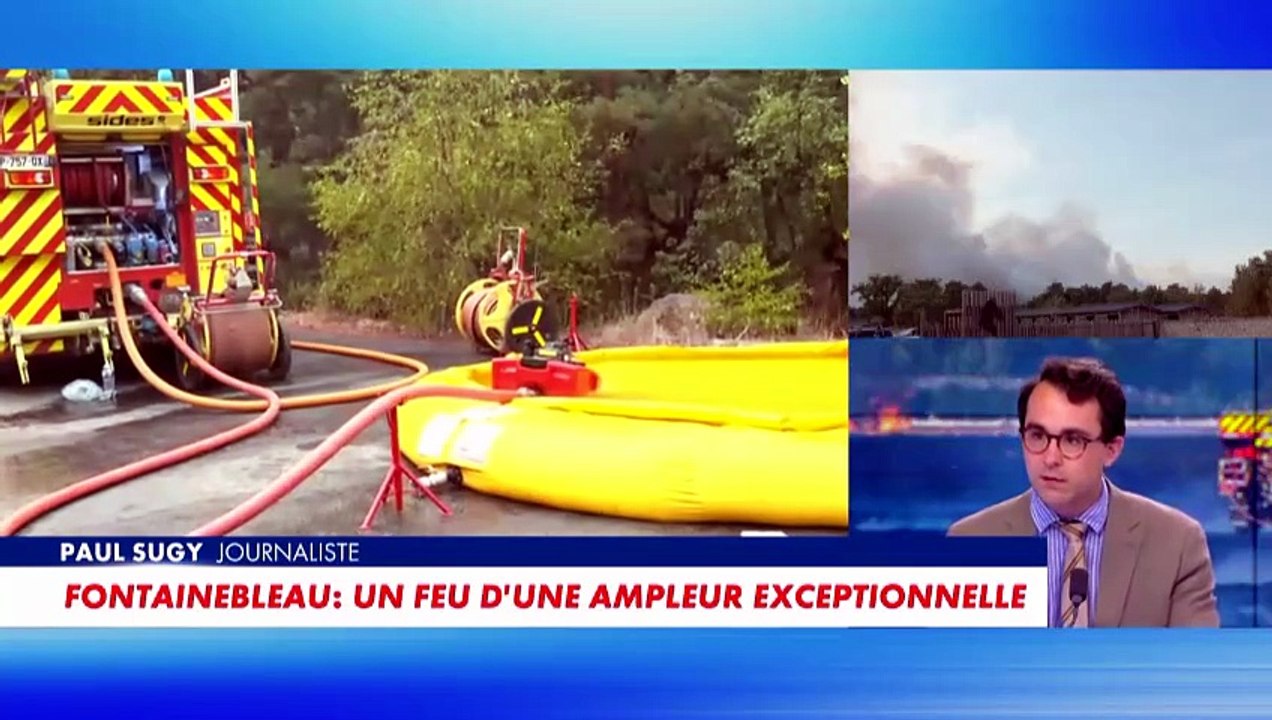 Fontainebleau : «pas loin de 1 000 hectares brûlés»