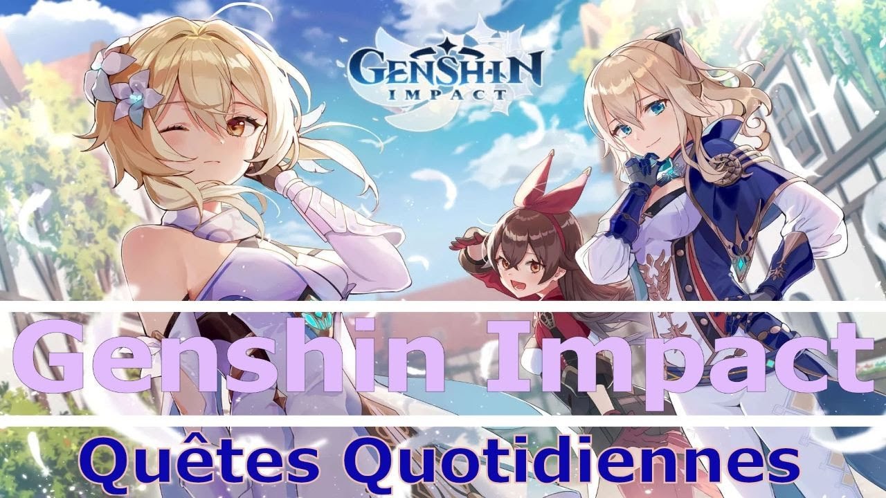 Genshin Impact FR | Live Chill, Quêtes quotidiennes, donjons ... #2 - Partie 2/2