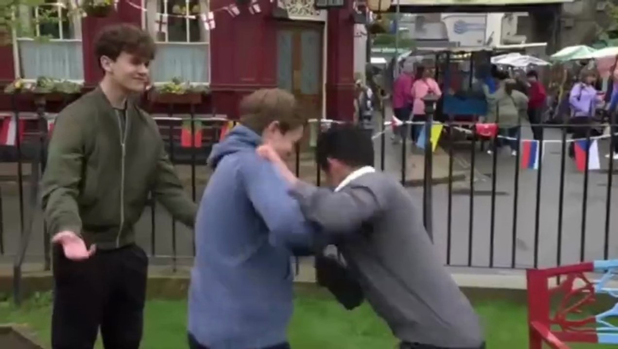 Eastenders Nugget Attacks Tommy Moon 3rd July 2024 Ep 1