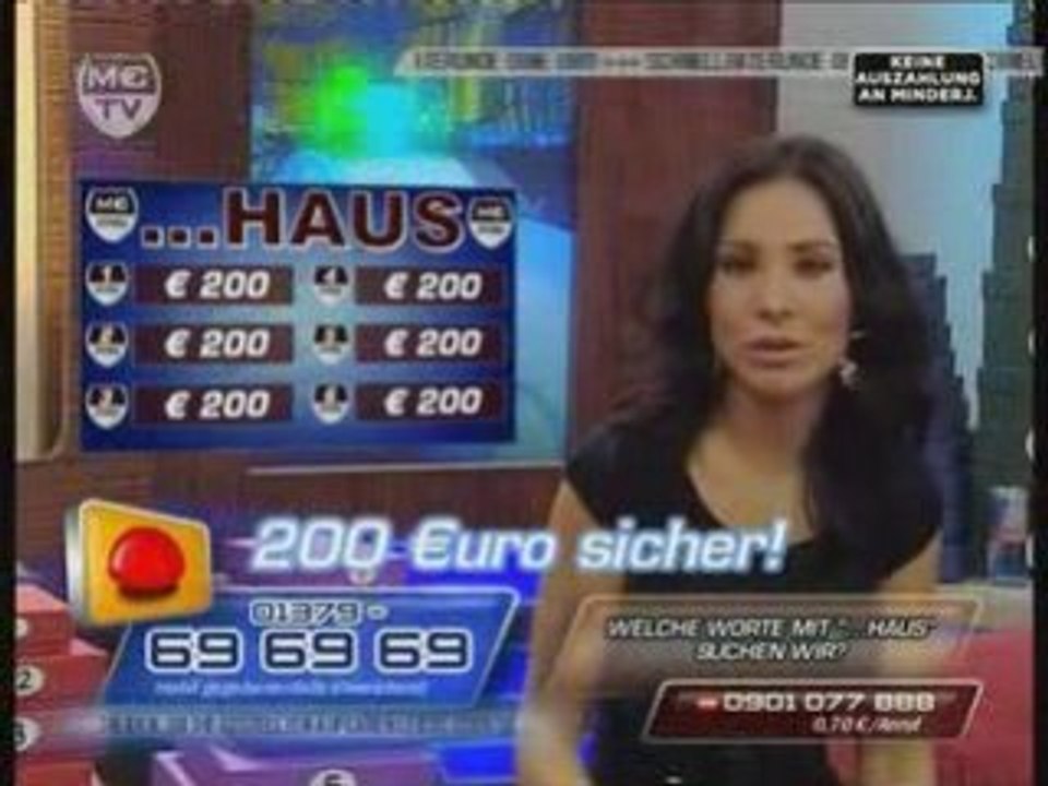 Gewinnreduzierung beim Danken im Jagdhaus VIVA 03.07.08