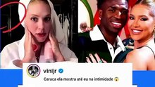 Descuido ou exposição? Virgínia filma Vini Jr. no banho e gera polêmica