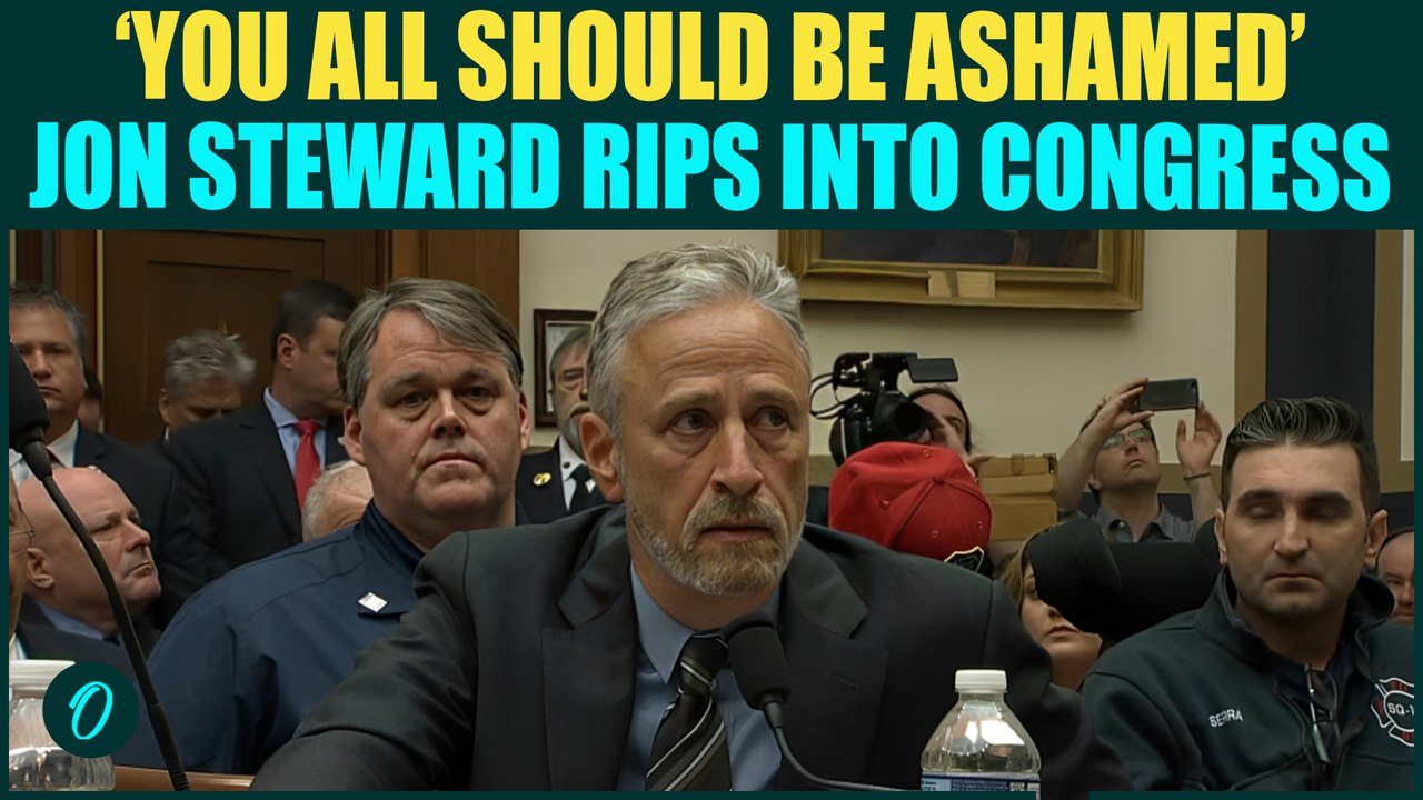 ‘Stain On This Institution’: Jon Steward UNLEASHES on Empty Congressional Chair Over 9/11 Attack