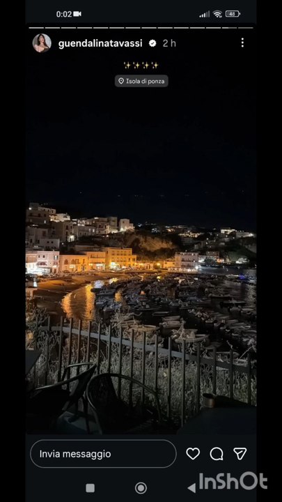 Guendalina tavassi story dal mare di portofino