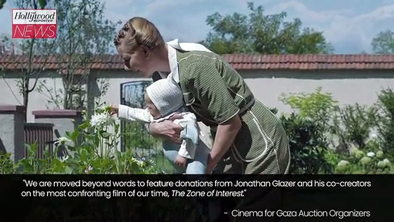 Jonathan Glazer Supports Gaza Humanitarian Relief, Donates Signed 'Zone of Interest' Posters to Auction | THR News Video [Full Movie]