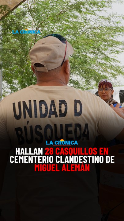Hallan 28 casquillos en cementerio clandestino de Miguel Alemán