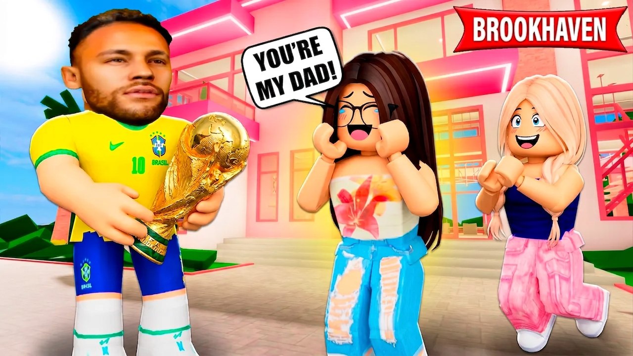 Girl Finds Out She's Neymar's Daughter! | Brookhaven Stories | Roblox