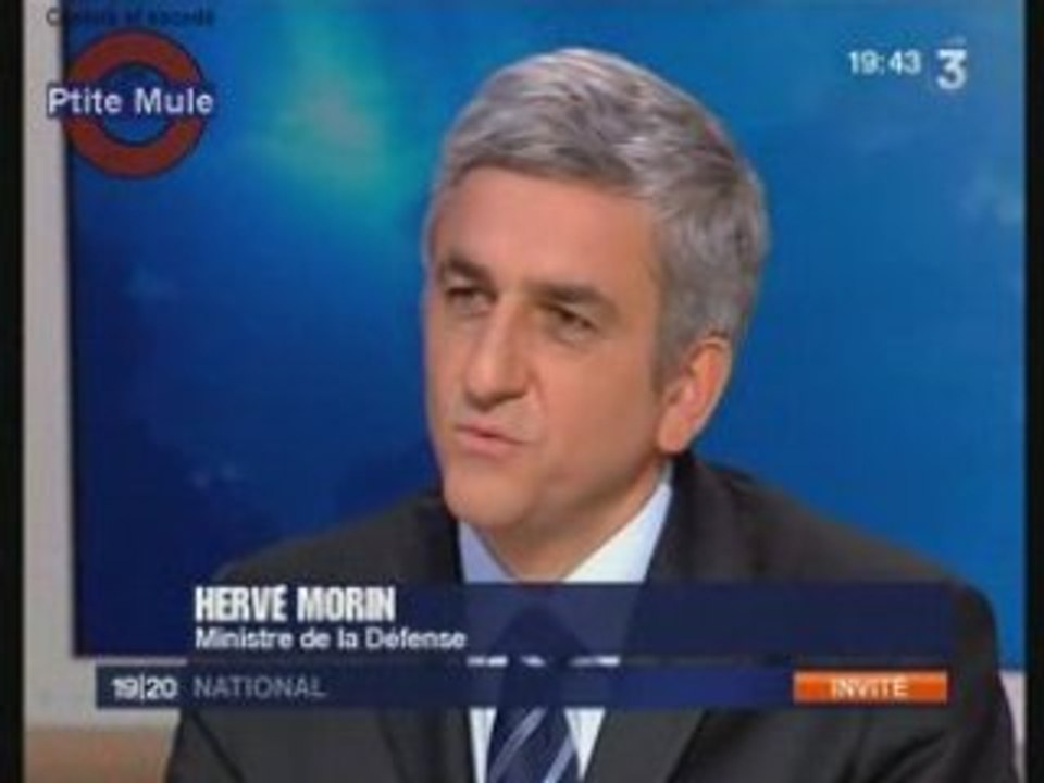 Armée : Interview de Hervé Morin