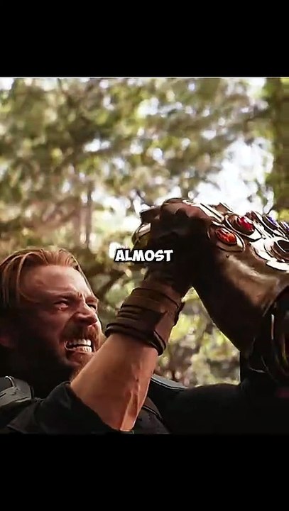 Why Thanos Look Confused After Cap Catches His Punch?