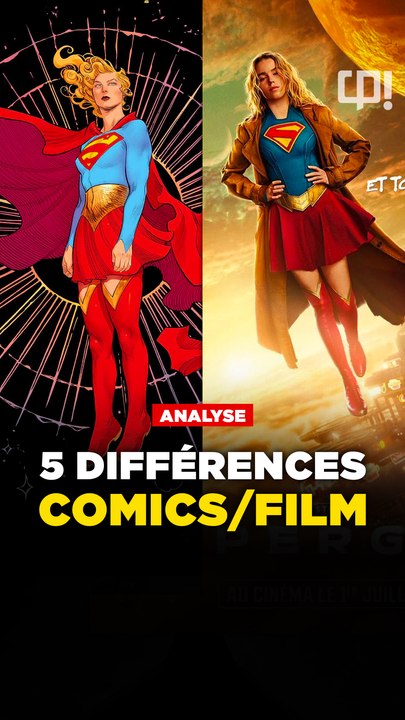 Les différences entre le FILM et le COMICS SUPERGIRL !