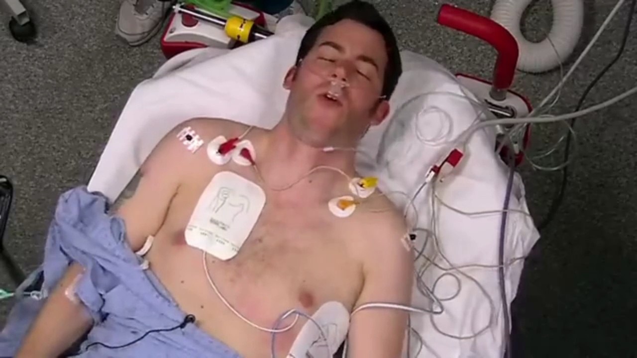 Male electrical cardioversion