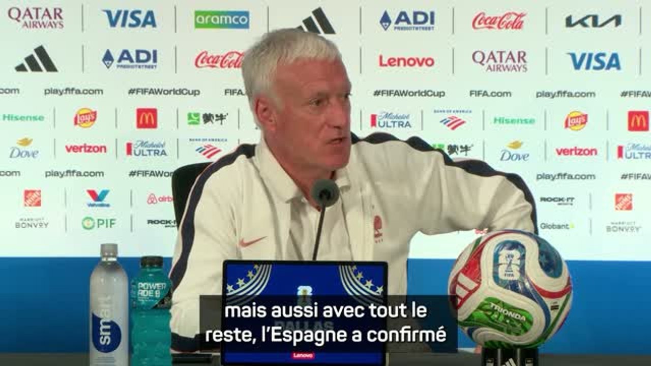 Bleus - Deschamps : "L'Espagne a confirmé qu'elle était favorite"