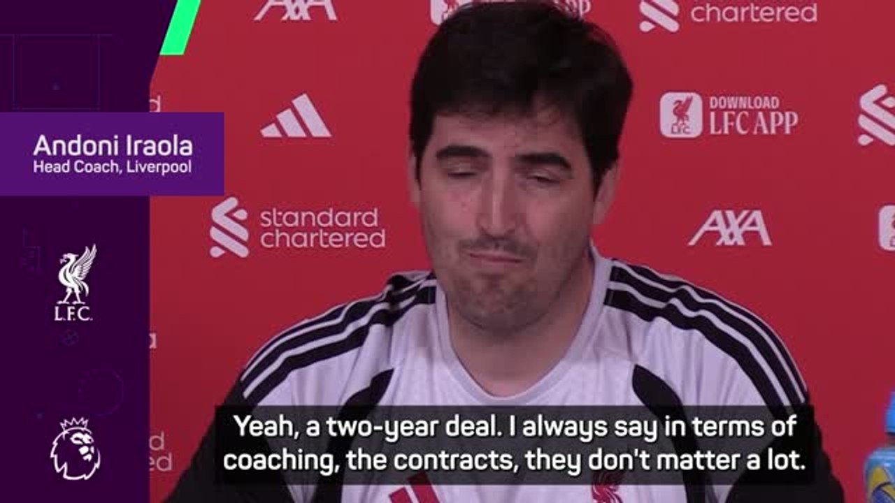 Iraola shares thinking behind strict Liverpool contract rule