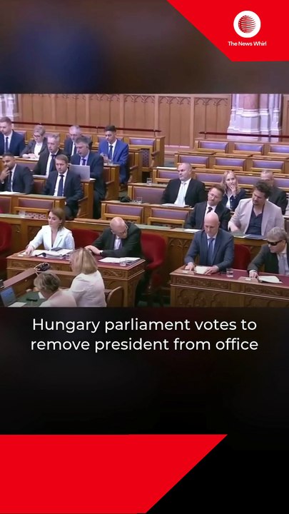 Hungary parliament votes to remove president from office