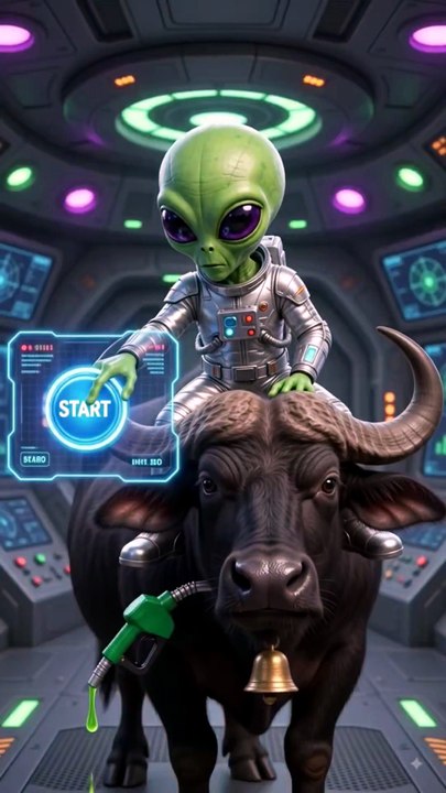 😂 Buffalo vs Alien Dentist 👽🦷 | Galaxy Dental Hospital Gone Wrong! | Funny AI Animal Animation | AI MAMA THIRU