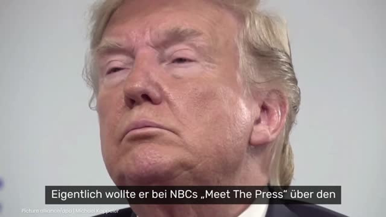 Donald Trump rastet aus: 'Ich will nicht darüber reden!' Mitten im Interview zeigt Trump sein wahres Gesicht
