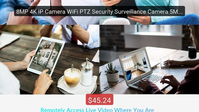 8MP 4K IP Camera WiFi PTZ Security Surveillance Camera 5MP Wi-... Best Buy 2026 | Great Quality!