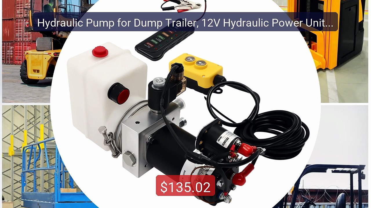 Hydraulic Pump for Dump Trailer, 12V Hydraulic Power Unit ,... -- Top Pick 2026 | Unbeatable Price!
