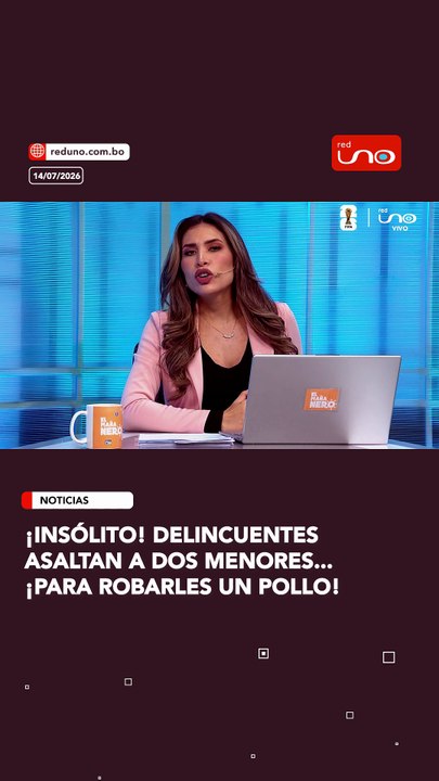 ¡Insólito! Delincuentes asaltan a dos menores... ¡para robarles un pollo!