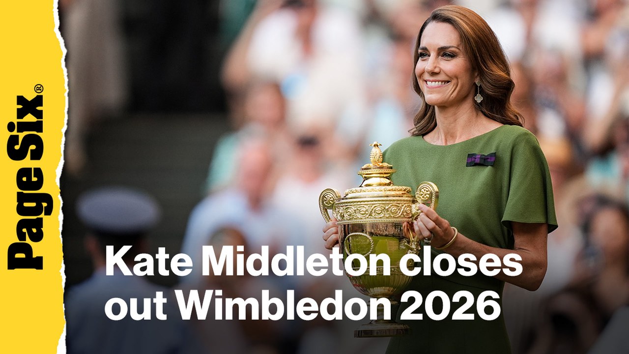 Kate Middleton closes out Wimbledon 2026 in a custom Emilia Wickstead green dress