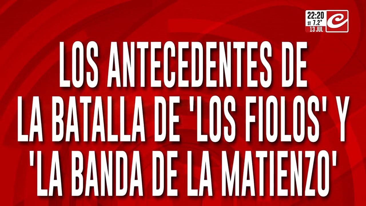 El destras de escena del cuerpo incinerado: Los Fiolos vs. Los Matienzo