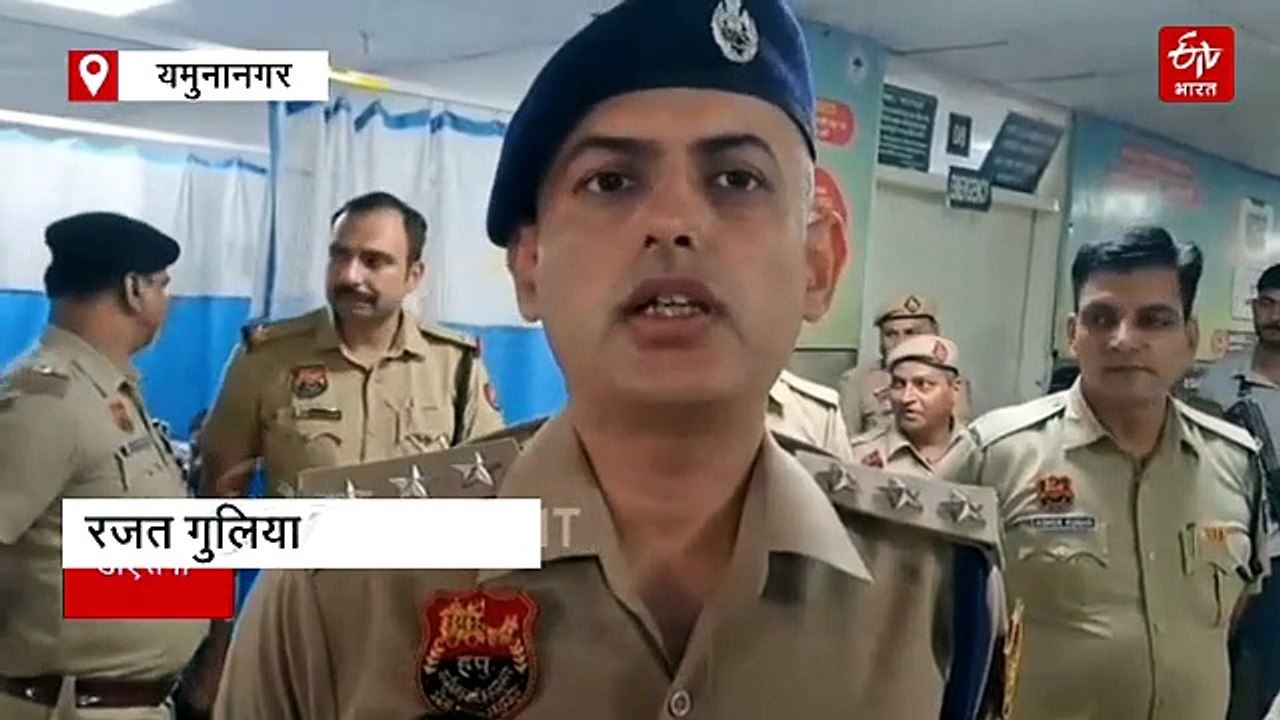 यमुनानगर पुलिस और बदमाशों के बीच मुठभेड़, पैर म...