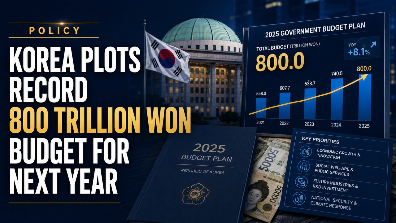 Korea Plots Record 800 Trillion Won Budget for Next Year | July 14 2026