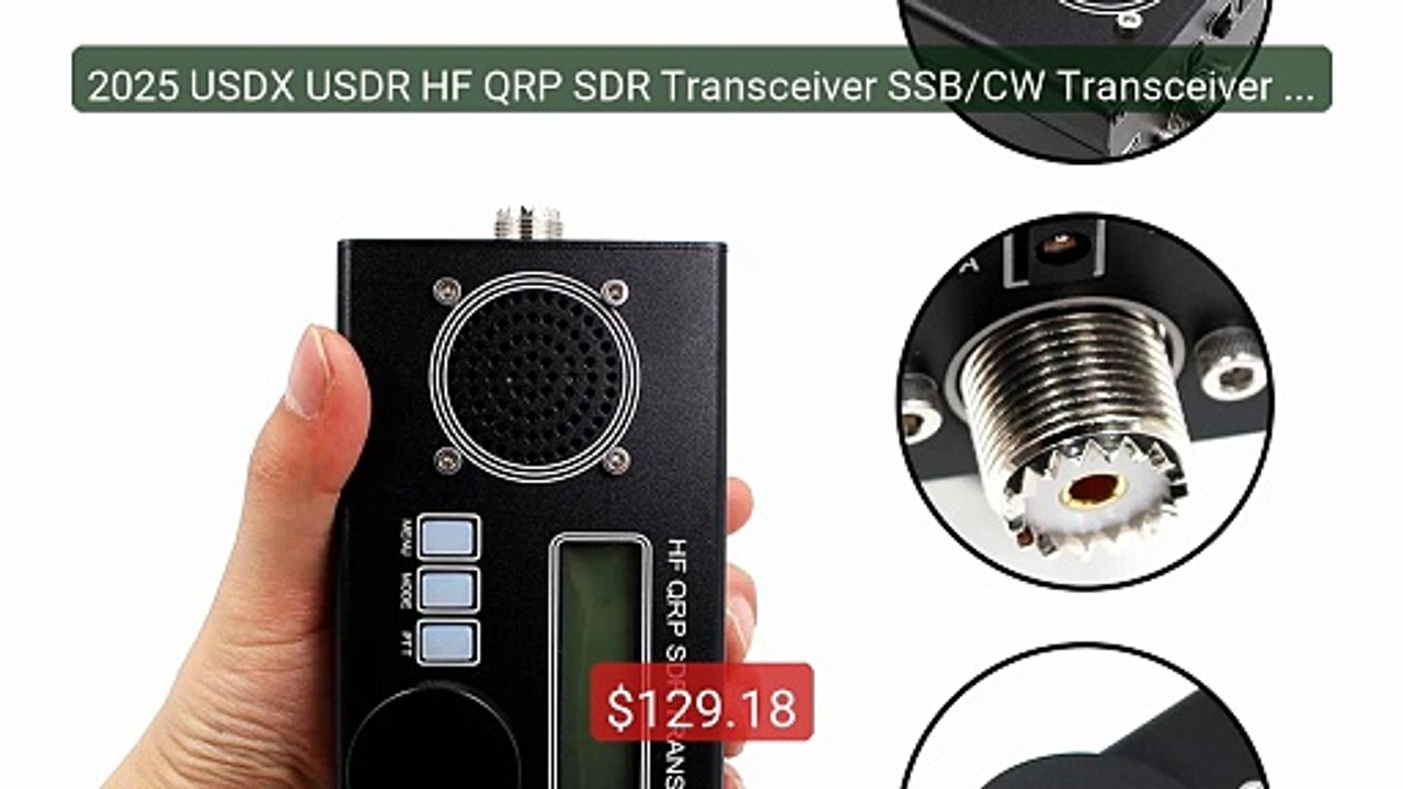 2025 USDX USDR HF QRP SDR Transceiver SSB/CW Transceiver 8-... -- Top Pick 2026 | Unbeatable Price!