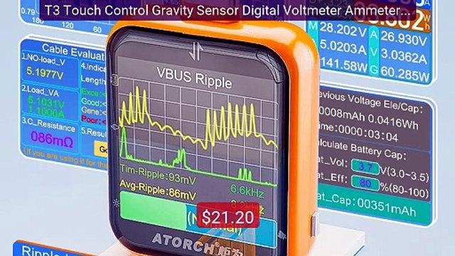 T3 Touch Control Gravity Sensor Digital Voltmeter Ammeter High Prec... Top Rated 2026 | Buy Now!