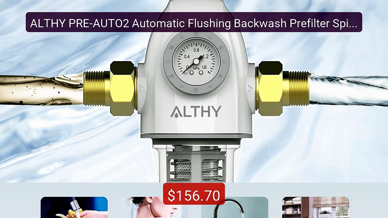 ALTHY PRE-AUTO2 Automatic Flushing Backwash Prefilter Spin Dow... -- Best Buy 2026 | Great Quality!