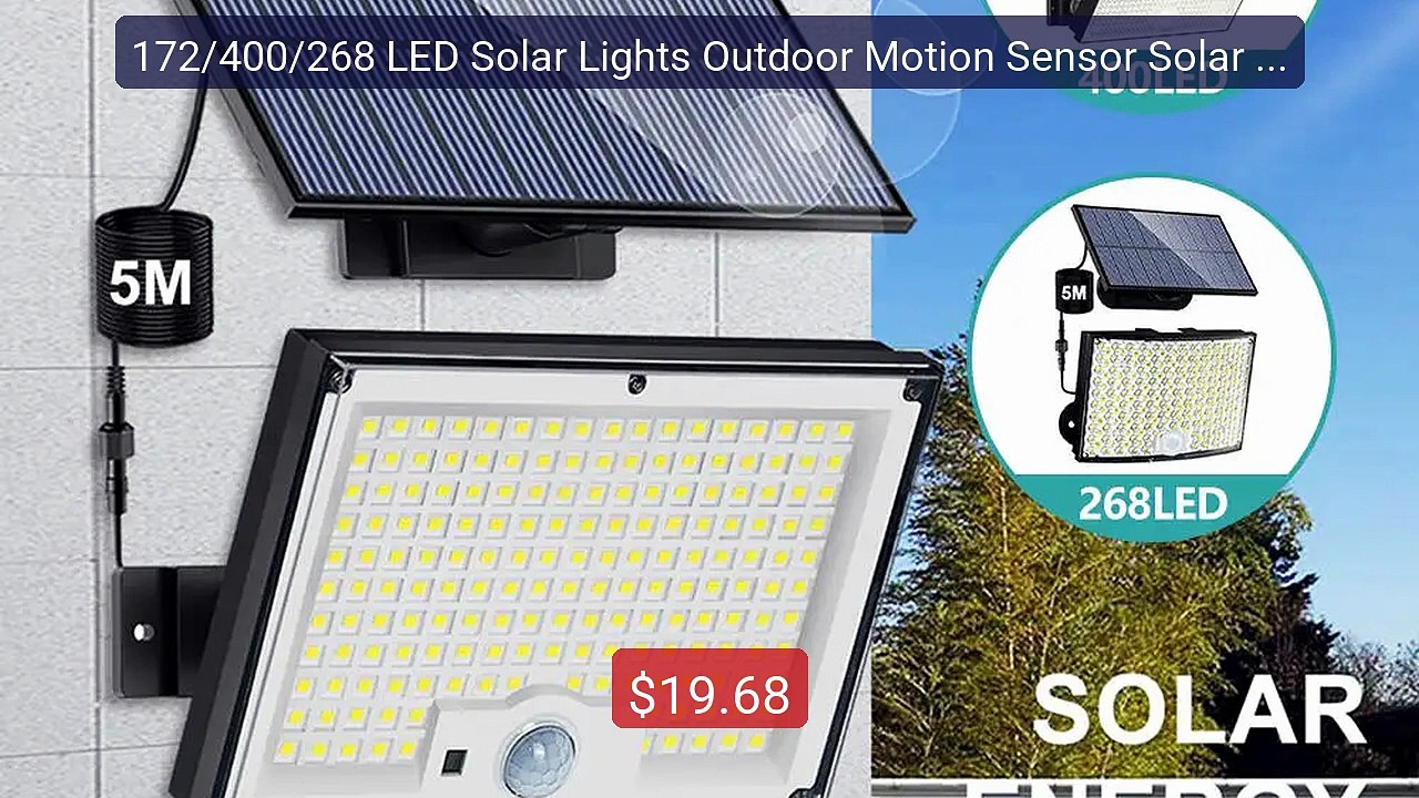 172/400/268 LED Solar Lights Outdoor Motion Sensor Solar Secur... -- Best Buy 2026 | Great Quality!
