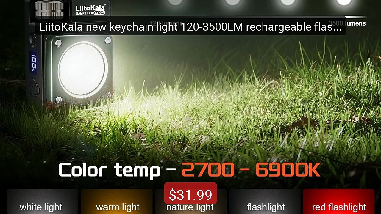 LiitoKala new keychain light 120-3500LM rechargeable flashlight mu... -- Best Deal 2026 | Shop Now!