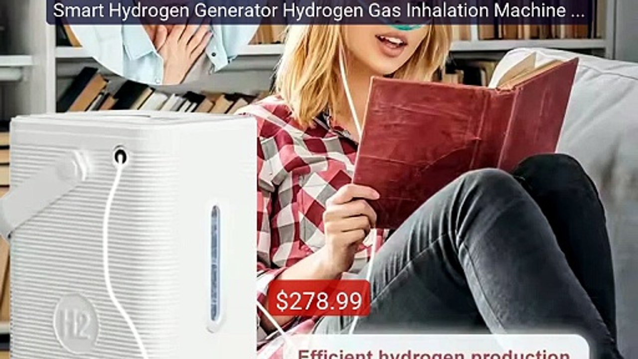 Smart Hydrogen Generator Hydrogen Gas Inhalation Machine 99.99% Pu... -- Best Deal 2026 | Shop Now!