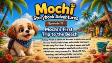 mochi's 11th episode Mochi's First Trip to the Beach