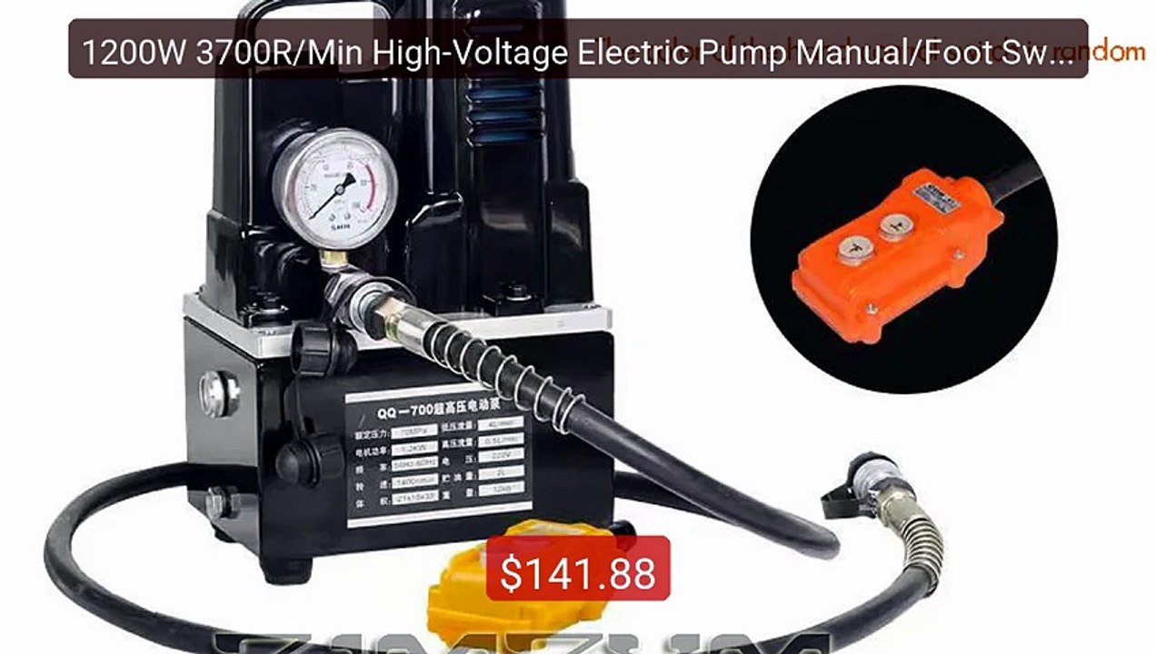 1200W 3700R/Min High-Voltage Electric Pump Manual/Foot Switch... -- Amazing Value 2026 | Must Have!