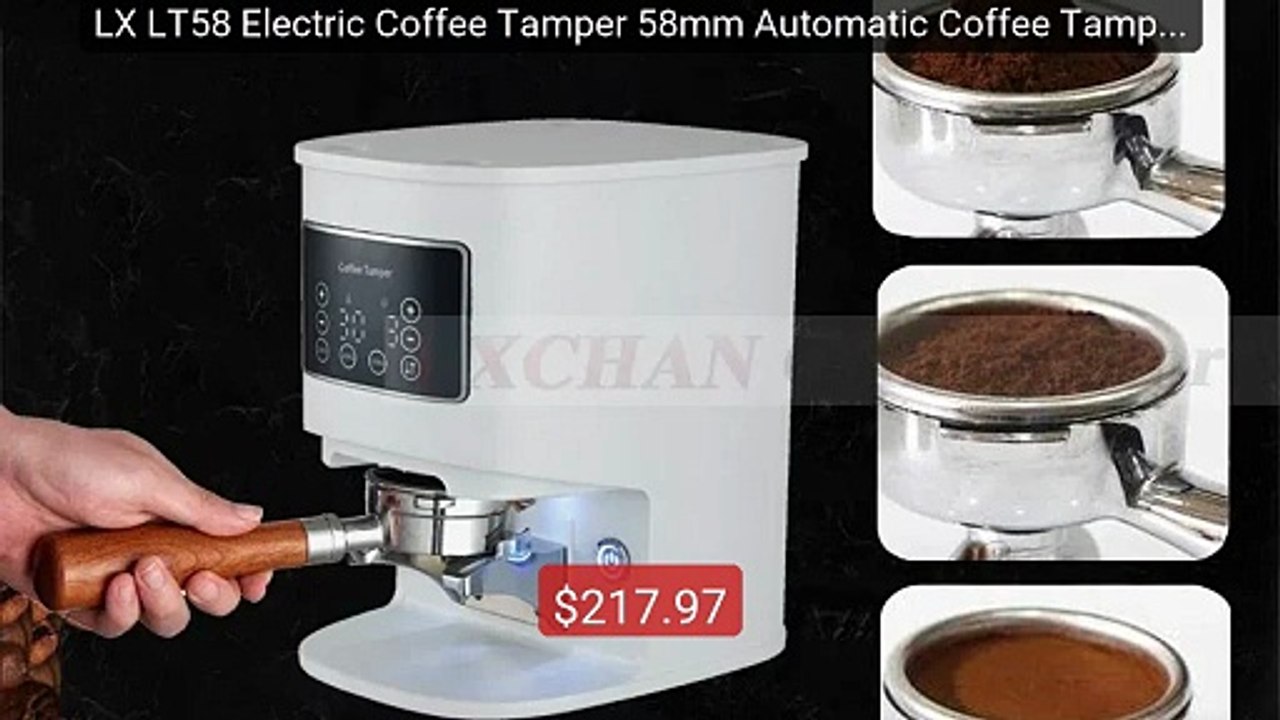 LX LT58 Electric Coffee Tamper 58mm Automatic Coffee Tamper... -- Top Pick 2026 | Unbeatable Price!
