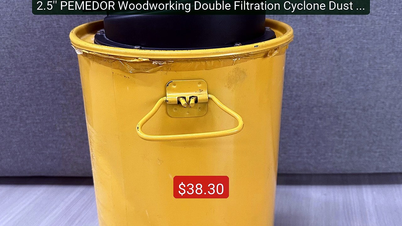 2.5'' PEMEDOR Woodworking Double Filtration Cyclone Dust Colle... -- Best Buy 2026 | Great Quality!