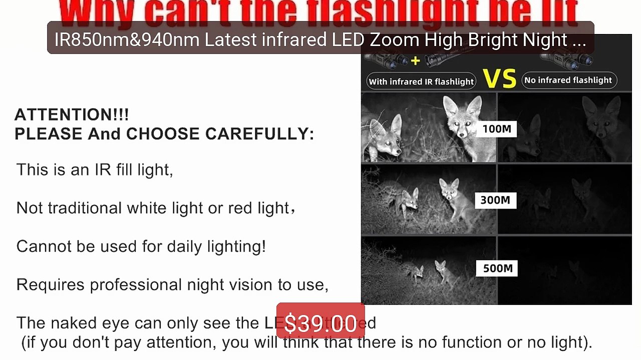IR850nm&940nm Latest infrared LED Zoom High Bright Night Visio... -- Best Buy 2026 | Great Quality!
