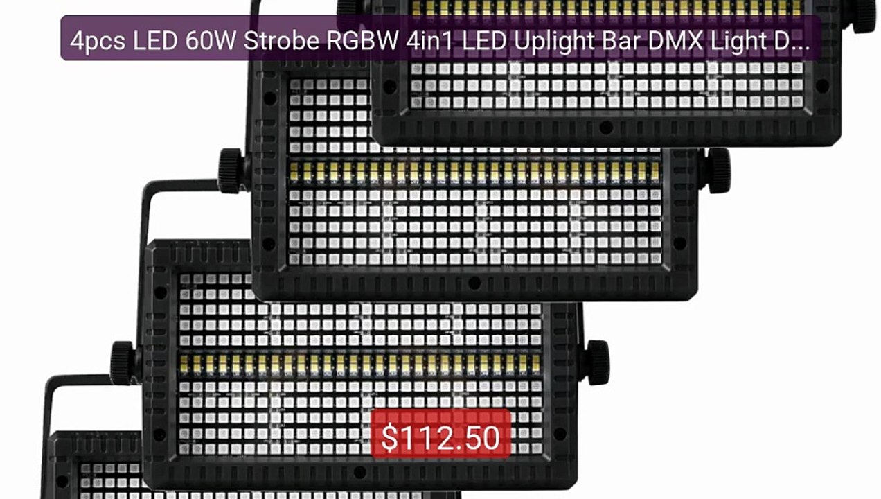 4pcs LED 60W Strobe RGBW 4in1 LED Uplight Bar DMX Light DJ DMX512 D... -- Top Rated 2026 | Buy Now!