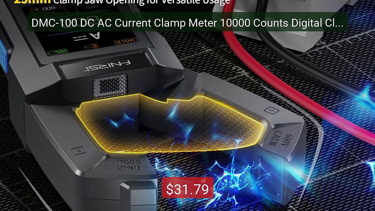 DMC-100 DC AC Current Clamp Meter 10000 Counts Digital Clamp ... -- Amazing Value 2026 | Must Have!
